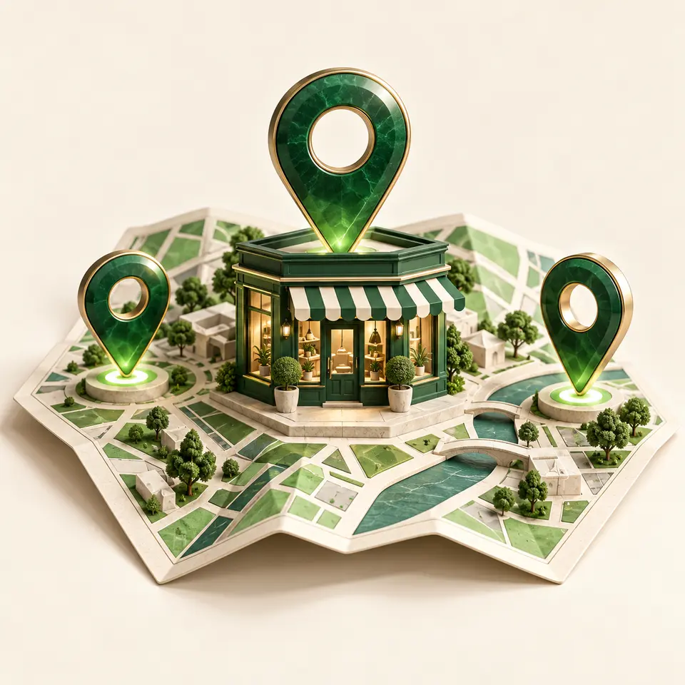 Local SEO: Map pack service illustration